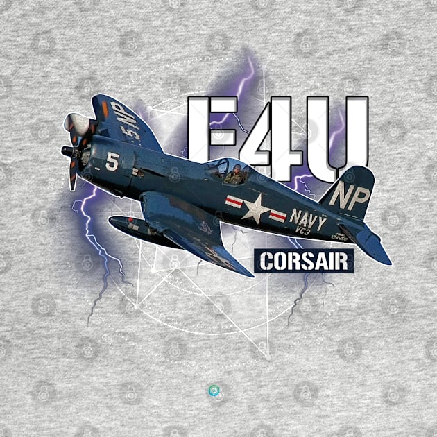 F4U Corsair Pilot Gift WW2 Warbird by woormle